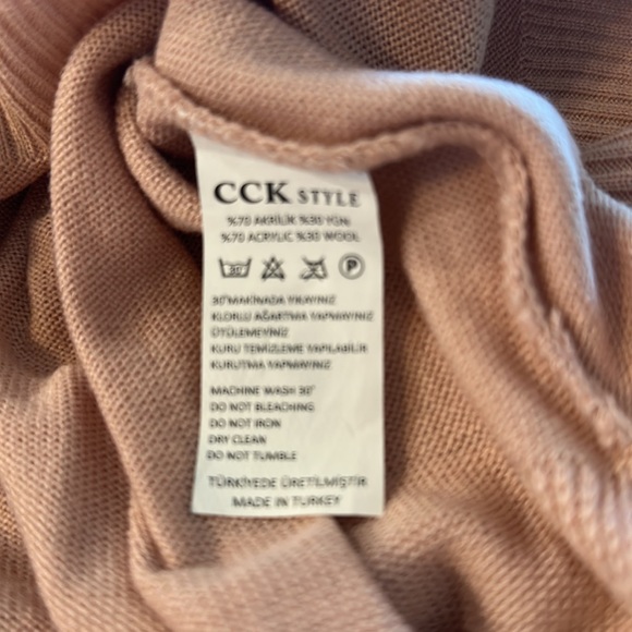 CCK Style Women’s Pink Wool-Blend Sweater|NWOT|| Size XXL /46 - Picture 4 of 5